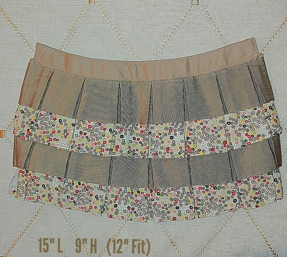 Thirty-One Purse Skirt Ruffles Floral Print NWOT